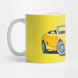 MG Rover MGTF in Sunspot Yellow Mug